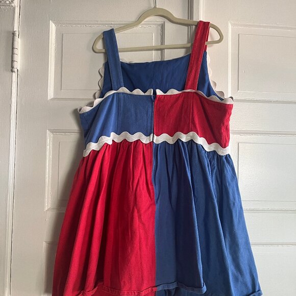 Fashion Brand Company Red and Blue Dress - Picture 3 of 7